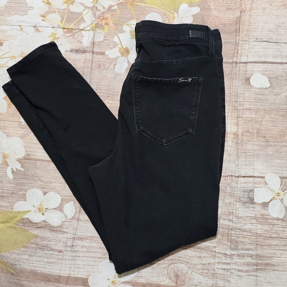 Seven7 Signature Black Women Jeans